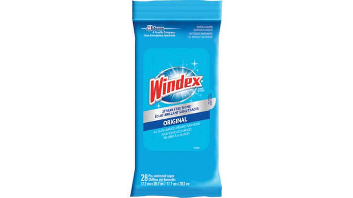 Lingettes nettoyantes pour verre et surfaces de Windex(MD), Sachets Chacun